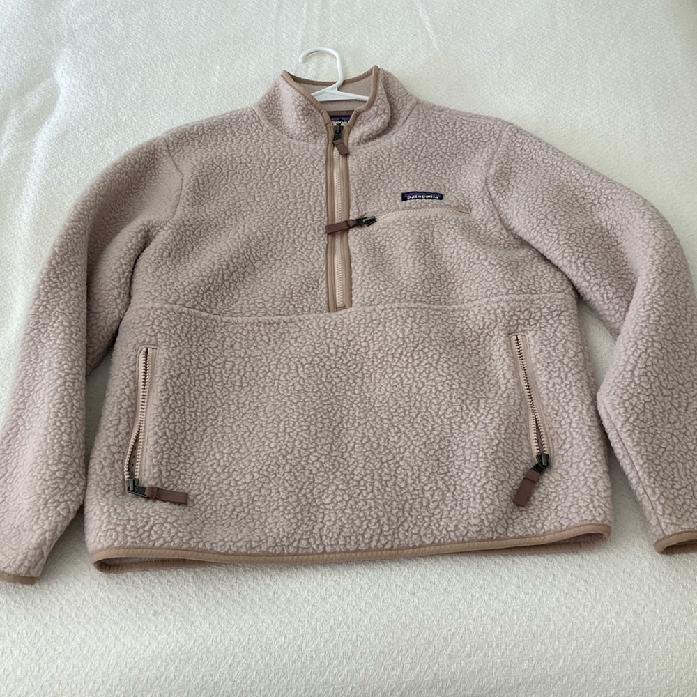 Patagonia 3/4 zip fleece sweatshirt